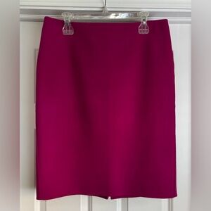 Talbots Fuchsia Wool Blend Skirt